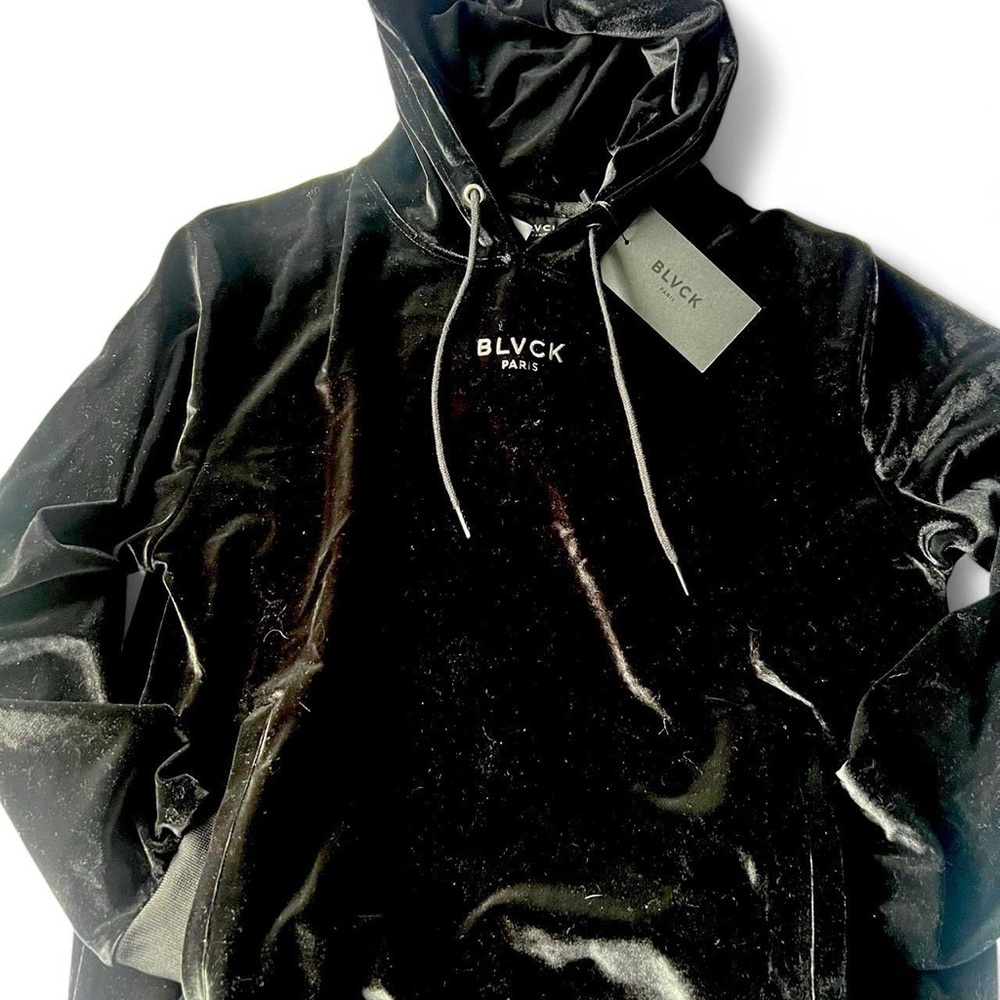 Blvck clothing Blvck Paris velvet hoodie